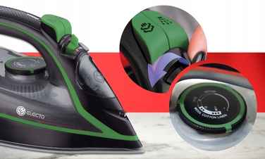 Парова праска Electo Green 3000W з керамічною підошвою