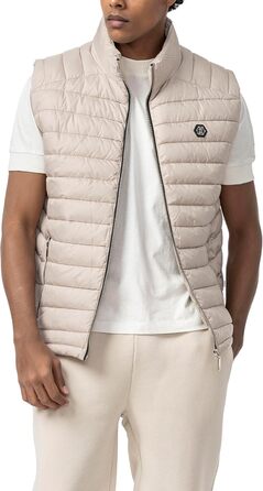 Жилет Redbridge зі стежкою та блискавкою, темно-синій (XL, Бежевий)