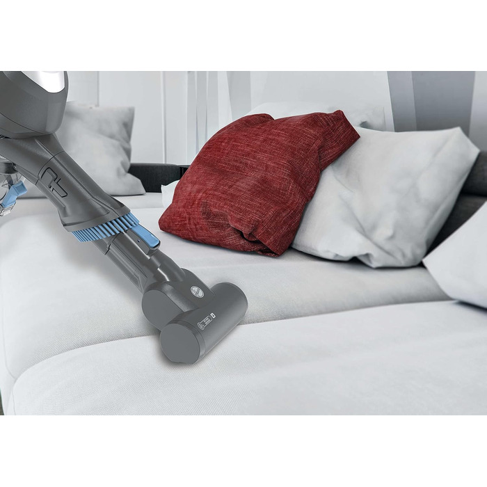 Пилголом Hoover HF122PTA011, вузький, сірий/блакитний