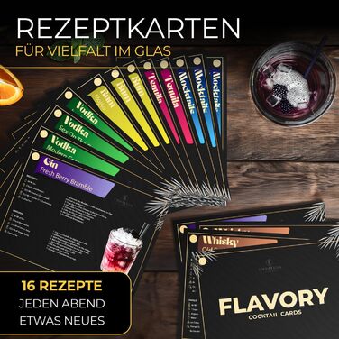 Набір для коктейлів EMPATION: 8 предметів, Boston Shaker 825мл, нержавіюча сталь, для початківців та професіоналів, сріблястий, преміум подарунок