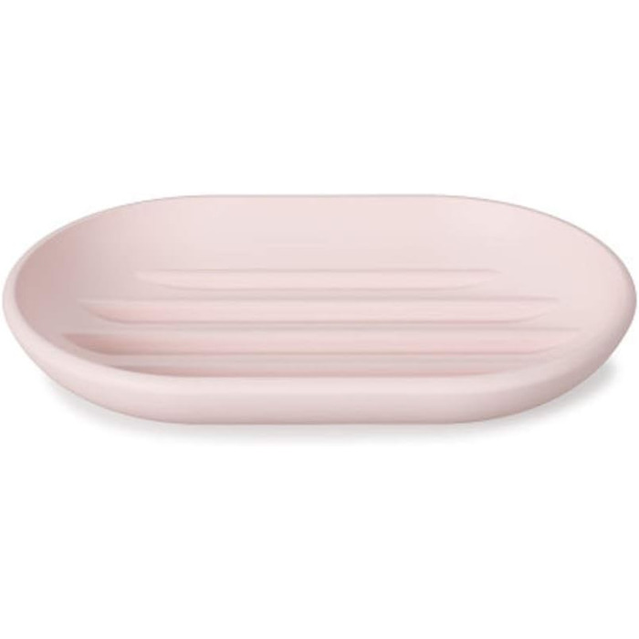 Тримач для мила Umbra Touch овальної форми з м'яким покриттям для ванної кімнати та кухні, білий, 14 x 9 x 2 см