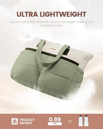 Сумка для ноутбука LOVEVOOK для жінок (бобово-бежева, 15.6 дюймів)