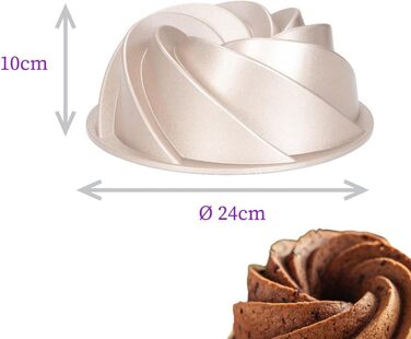 Форма для кексів Патіс (Gugelhupfform) - дизайн, Bundform