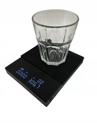 Ваги для кави з таймером Timemore Black Mirror Basic 2.0 USB, чорні