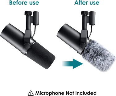 Шарнірний мікрофонний тримач YOUSHARES для Shure SM7B з поп-фільтром та кабелеутримувачами, для студійної звукозапису