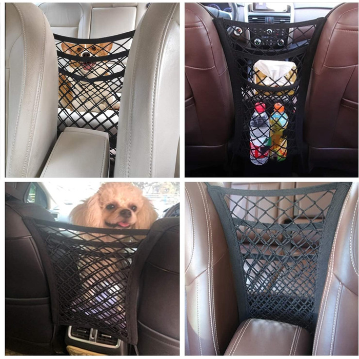 Сітка для собак у машину 120x70 см - захист та безпека на задньому сидінні для авто, позашляховиків та легкових автомобілів