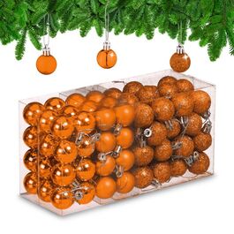 Relaxdays Set of 96 Christmas Baubles