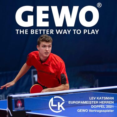 Сітка для настільного тенісу GEWO CS Clip - міцна металева сітка з регулюванням висоти, чорна, 152,5 см