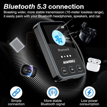 MP3-плеєр Bluetooth 5.3 зі спортивним кліпом та браслетом, 1.77