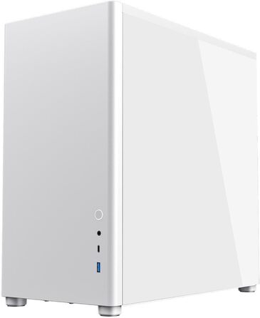 Корпус GameMax Spark Pro для ігрового ПК ATX з двома скляними панелями, USB 3.0/Typ C, білий