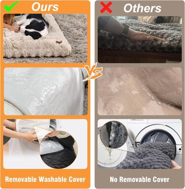 Крісло-ліжко для собак BingoPaw: м'яке, велике, водонепроникне, знімне, неслизьке, для великих та середніх собак, сіре, 90x60x10 см