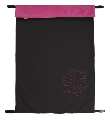 Термоковдра для дитячого візка ByBoom Softshell 70x100 см, універсальна, чорна/фуксія