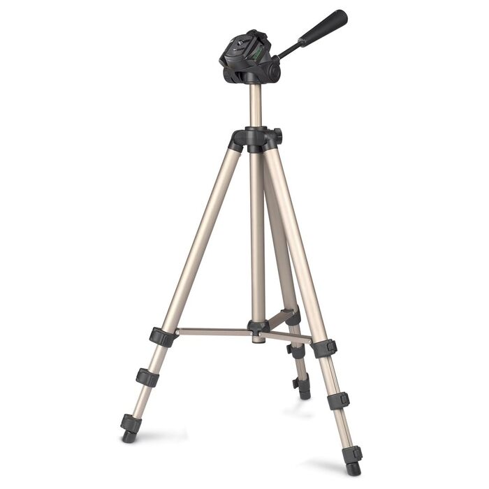 Легкий штатив-трипод Hama Star 05 106-3D з 3-позиційною головкою, шампань (висота 42-125 см)