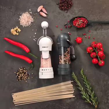 Млинок для спецій Kochblume з кришкою, 2 предмети, колір тауп