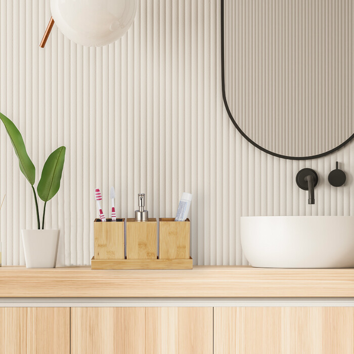 Relaxdays Bathroom Accessories Set