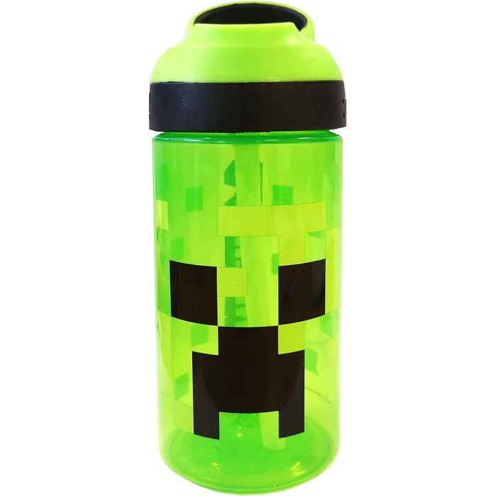 Набір ланч Minecraft Creeper: Ланчбокс, пляшка та контейнер для снеків. Ідеальний подарунок для хлопчиків-геймерів.