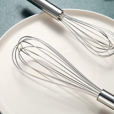 Набір міксерів Kyraton з нержавіючої сталі (3 шт.) 8', 10', 12' - для кухні, приготування їжі, збивання