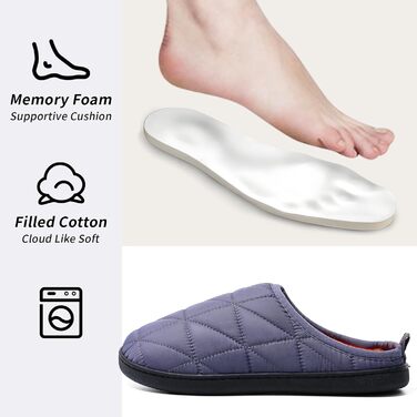 Тапочки домашні жіночі/чоловічі зимові теплі, плюшеві, м'які, зручні з memory foam, антиковзні, двоколірні, для дому та вулиці (38/39 EU, сірі)