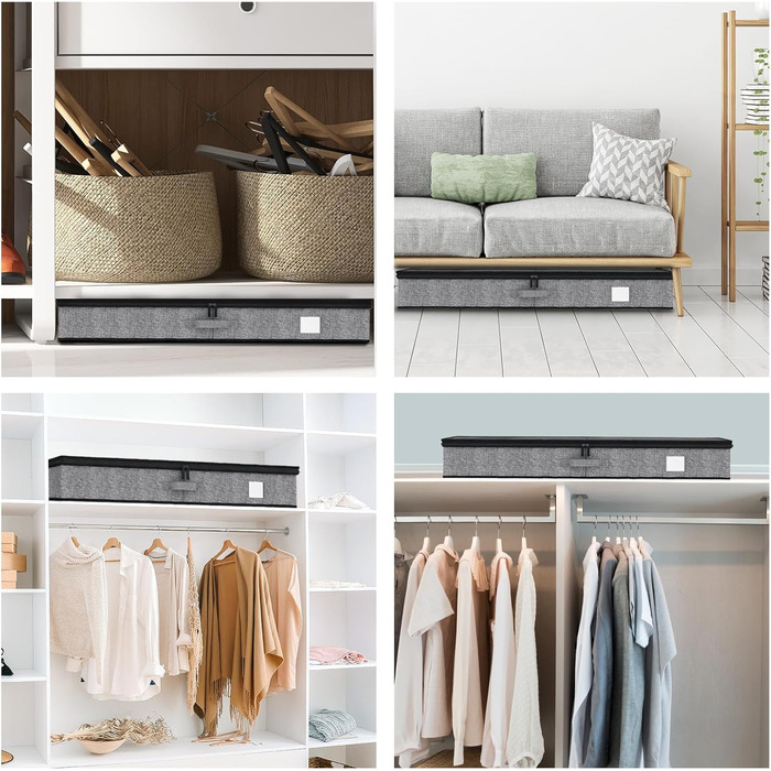 Органайзер для зберігання під ліжком Fixwal, 11 см, 2 шт.