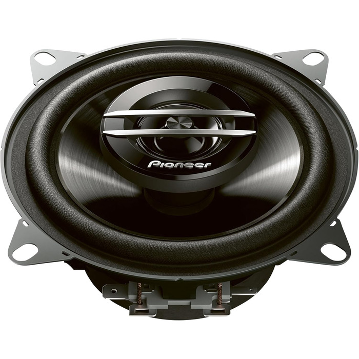 Автомобільна акустика Pioneer TS-G1020F 10 см, 2-смугові коаксіальні динаміки, 210 Вт, 30 Вт RMS, потужний звук, високий ККД, монтажна глибина 43 мм, з ґратами (2 шт.)