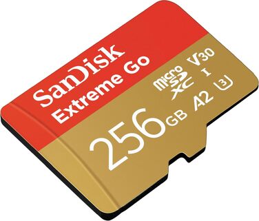 Карта пам'яті SanDisk 128GB Extreme microSDXC зі швидкістю читання до 190МБ/с та адаптером