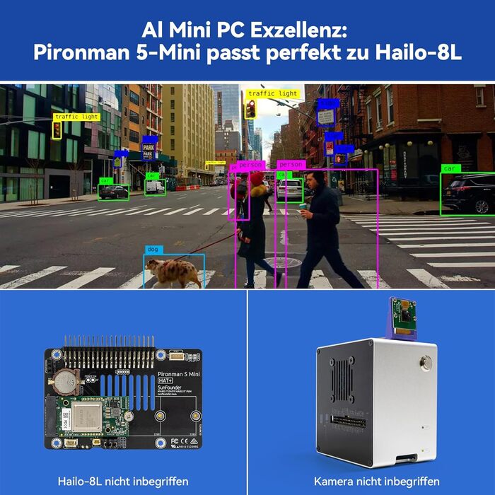 Корпус Mini-PC для Raspberry Pi 5 з SSD NVMe M.2, охолодження PWM та RGB-підсвіткою (без Raspberry Pi)