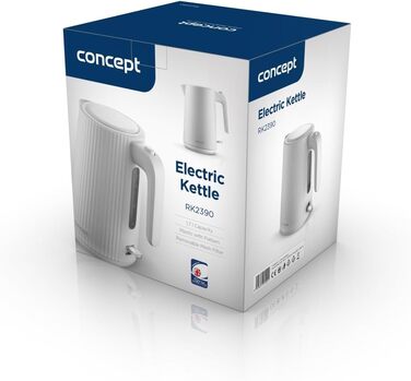 Електричний чайник Concept RK2391, 1.7 л, білий