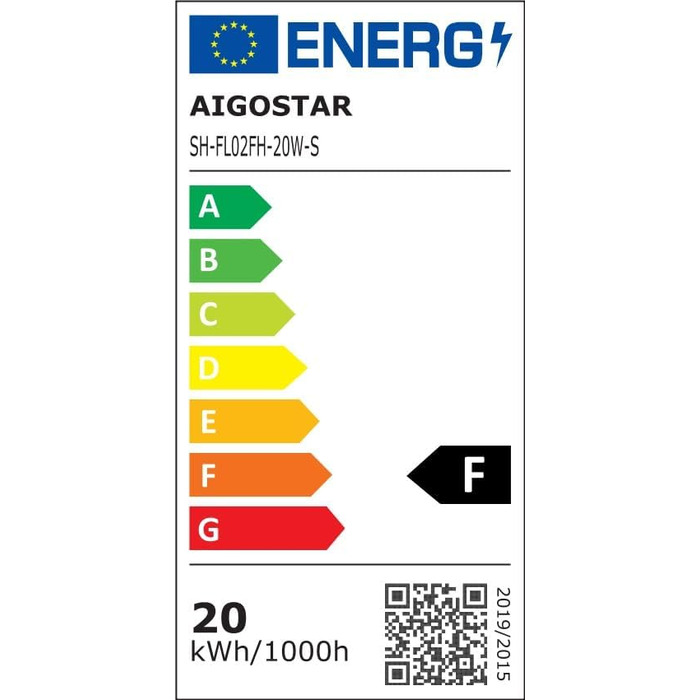 Aigostar 20W LED Floodlight with Motion Sensor Outdoor, 1650LM 6500K Cool White Outdoor Floodlight, IP65 Waterproof Spotlight, Outdoor Light for Garden, Courtyards, Garage, Hotel, 2PC