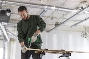 Акумуляторний дриль-шурупокрут HiKOKI DS18DA (18V, Li-Ion, 50 Нм, 20-рівневе регулювання крутного моменту, LED, у транспортному кейсі, з 2x 2.0 Ah акумуляторами та зарядним пристроєм)