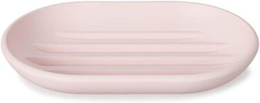 Тримач для мила Umbra Touch овальної форми з м'яким покриттям для ванної кімнати та кухні, білий, 14 x 9 x 2 см