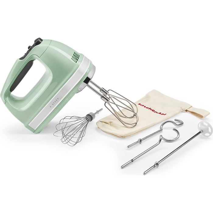 KitchenAid 5KHM9212EPT Hand Mixer, Pistachio
