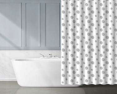 Текстильна штора для ванни Profi ID, 170 x 180 см