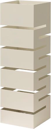 Підставка для парасольки Baroni Home з сучасним дизайном, чорна, 15,5x15x49 см. Метал, з гачками та знімним піддоном для води. Підходить для дому та офісу.