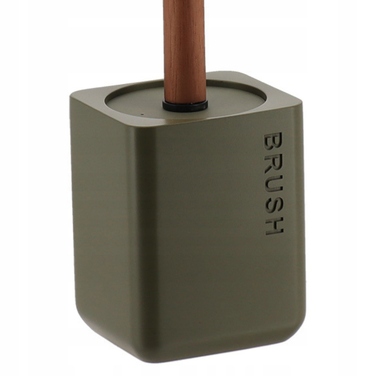 Підлоговий ершик для туалету SALVA, оливковий — аксесуар для ванної кімнати та вбиральні