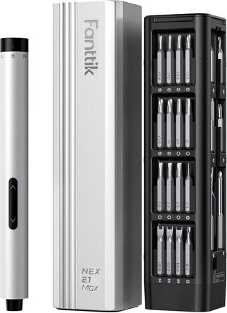 Fanttik E1 MAX: Набір прецизійних викруток 50 в 1 з акумулятором, 2 швидкості, для ремонту iPhone, ноутбуків, окулярів