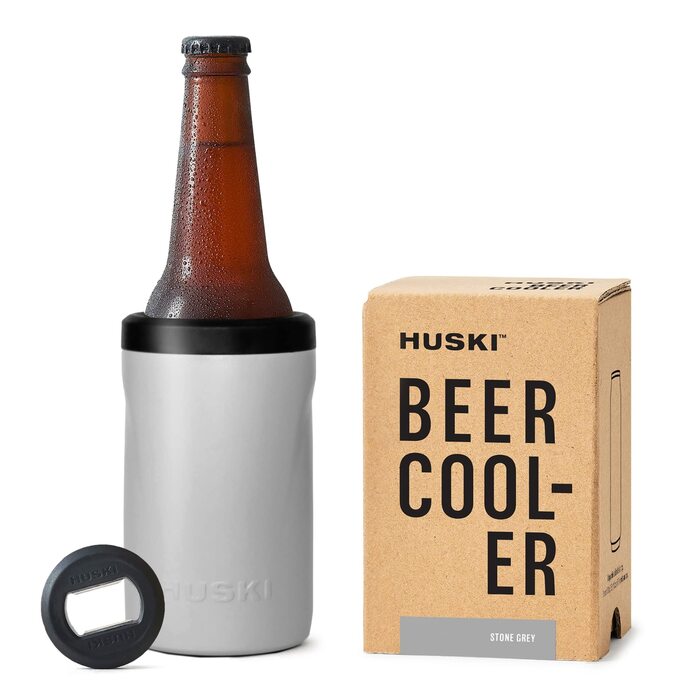 Тримач для напоїв Huski Bierkühler 2.0 | Преміум якість | Для банок та пляшок | Знімний відкривач | Тримає 330ml, 355ml, 375ml