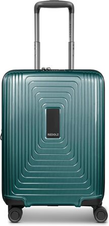 REDOLZ Trolley великий, жорсткий, 52x34x77 см, розширюється до 140 л, 4.4 кг, Pearl-green Metallic, ручна поклажа