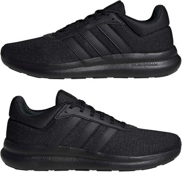 Кросівки Adidas Lite Racer 4.0 чоловічі, 43 1/3 EU, чорний/сірий
