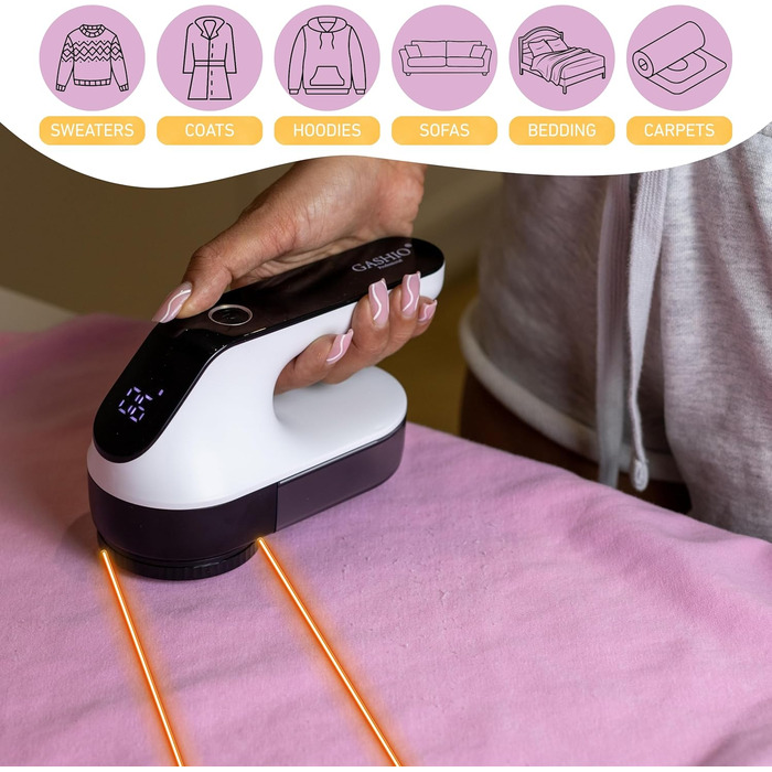 Електричний видальник пуху та ниток M1 – потужний прилад для одягу. Lint Remover, Fabric Shaver, Entfussler, Flusenentferner. Ідеально підходить для текстилю та светрів.