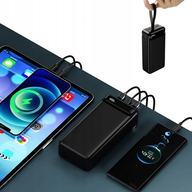 Потужний павербанк 50000mAh з дисплеєм, 2xUSB-C, 22.5W