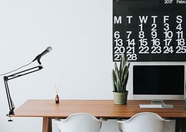 Стійка для мікрофона RockJam MS050 з шарнірною консоллю, компактна, з міцної сталі