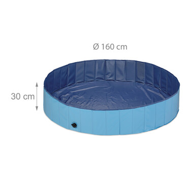 Relaxdays Blue Dog Pool
