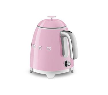 Електричний чайник Smeg KLF05PKEU, 1400 Вт, 0,8 л, рожевий