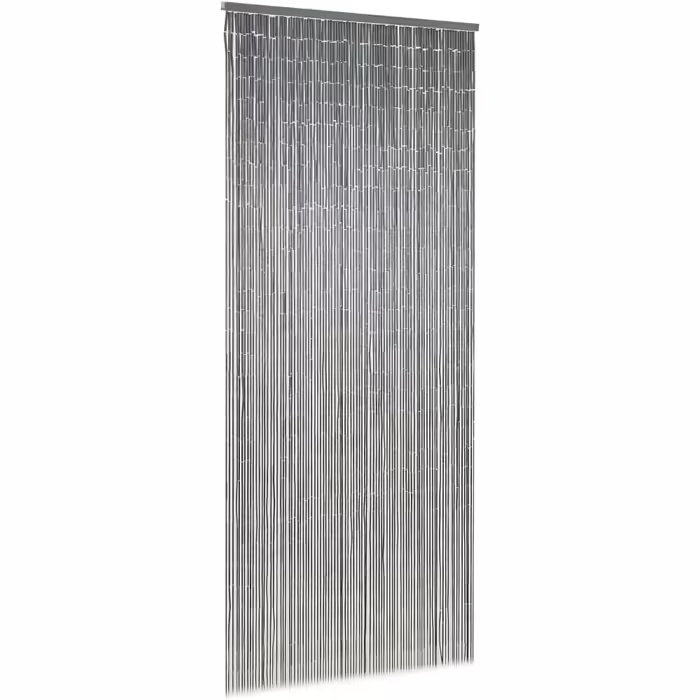 vidaXL Insect Screen Door Curtain Fly Screen Decorative Curtain Bamboo Curtain Room Divider Thread Curtain Decor for Balcony Door Bamboo 100x200cm (H200 x W90 cm (1-Pack))