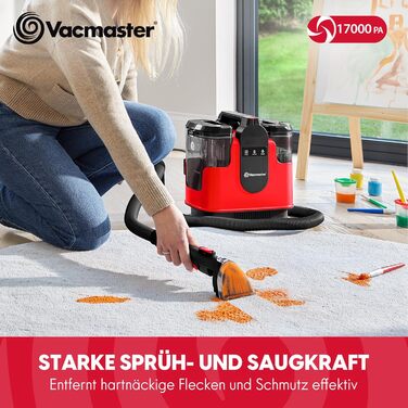 Пилосос миючий Vacmaster STMEUB01 для м'яких меблів та килимів 15КПа, 1150 Вт