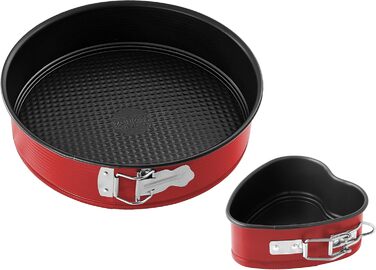 Набір форм для випічки Zenker, Ø 26 см, з плоскою основою та формою для серця, для класичних та смачних тортів, акція 