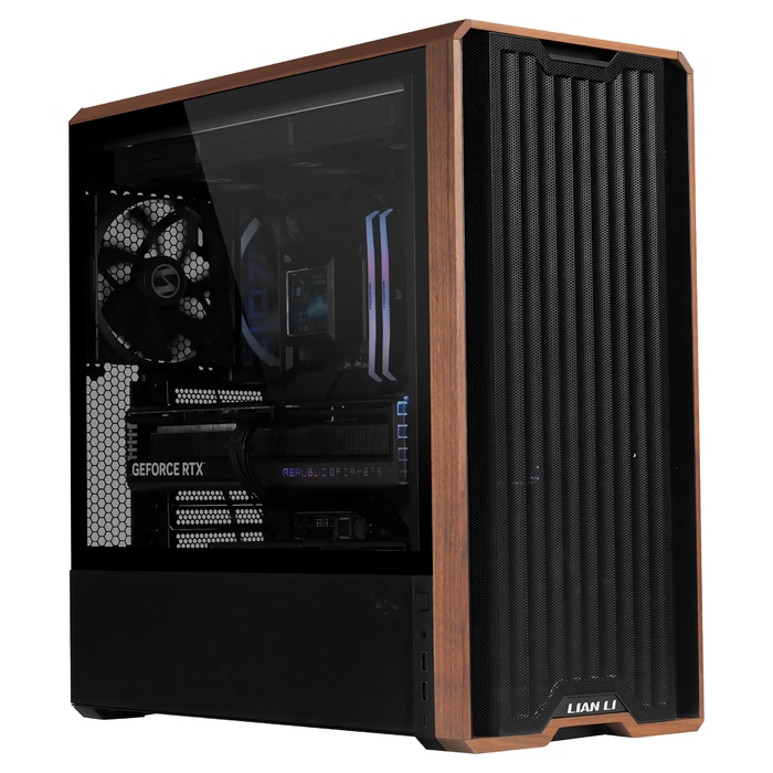 Корпус Lian Li Lancool 217 LAN217X Midi Tower ATX, загартоване скло, чорний