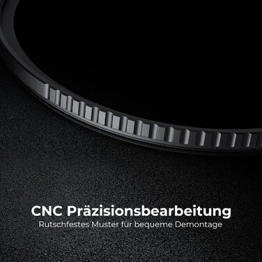 Фільтр K&F CONCEPT: поляризаційний (CPL) + захисний (UV), серія Nano Klear (58 мм)
