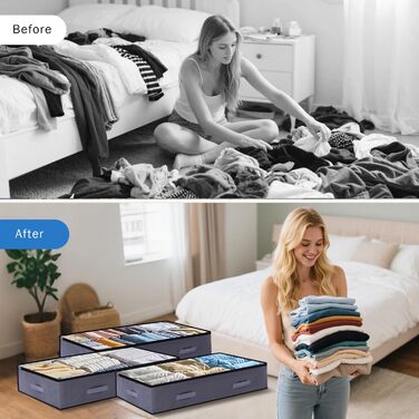 Комод під ліжко, 90л, органайзер для зберігання речей, коробка для білизни, постільної білизни, одягу (сірий)