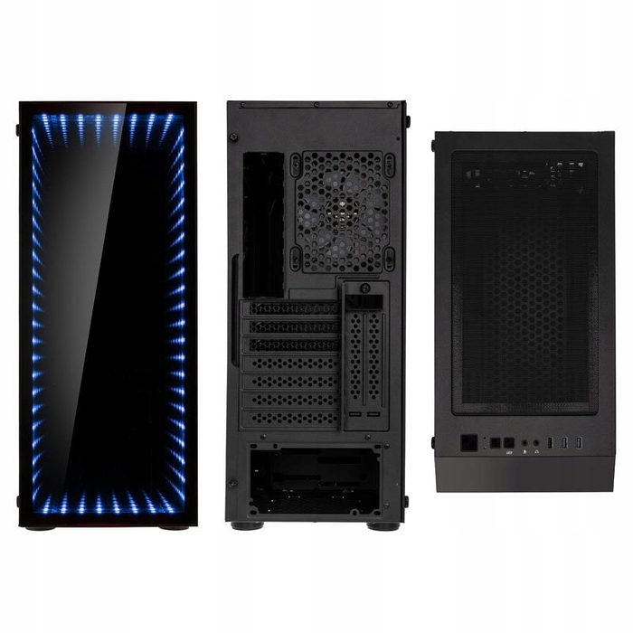 Корпус Kolink Void Rift ARGB Midi Tower, чорний